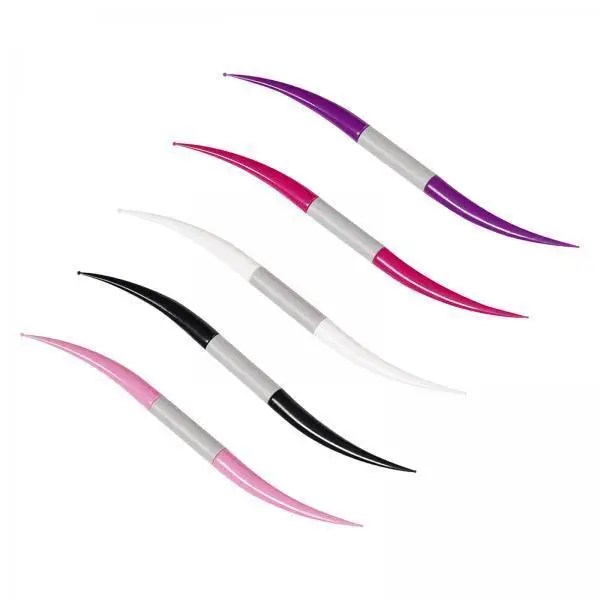 Plastic Dual Head Nail Dotting Pens Compact Lightweight Stylus Painting Tools for Nail Art and Decals