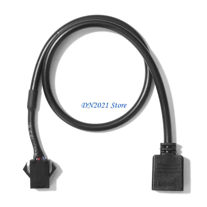 F3KE 5V 3Pin/12V 4Pin RGB Adapter Conversion Cable for PC Computer Motherboard LED Light Strip Wire Line Converter Cord