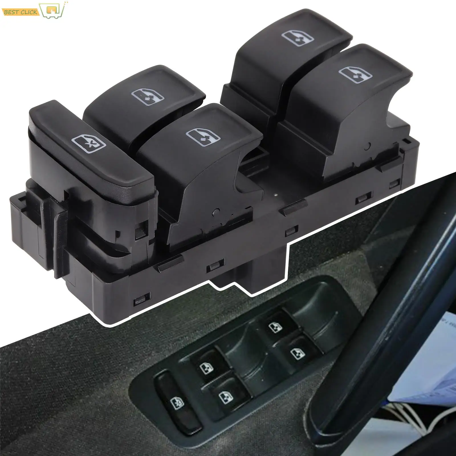 Driver Side Window Master Control Switch For VW Golf MK7 Passat B8 Tiguan 5G0 959 857C 5GG 959 857 A 5G0959857C 5GG959857C