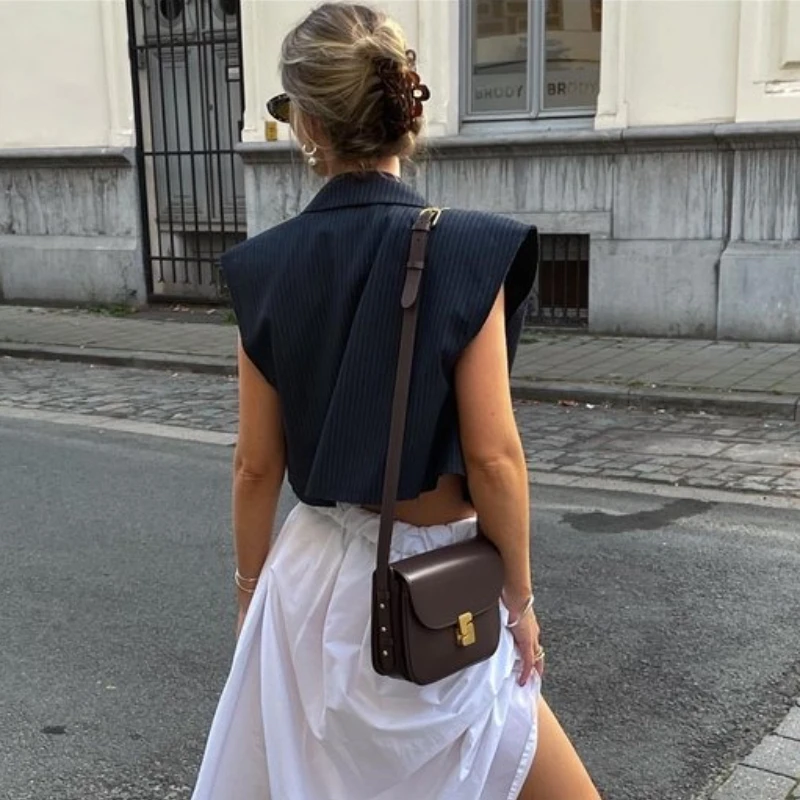 SOEUR 2025 حقيبة توفو جديدة من الجلد الطبيعي الفرنسي المتخصص للنساء بكتف واحد حقيبة كروس مربعة صغيرة حقيبة التنقل للنساء #5