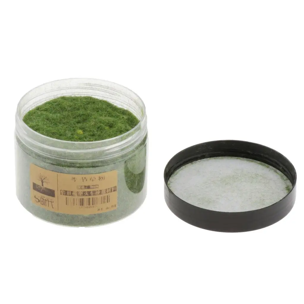 260ml Static Grass Grass for Fairy Garden Miniatures Landscape Artificial Table Model Railway Layout