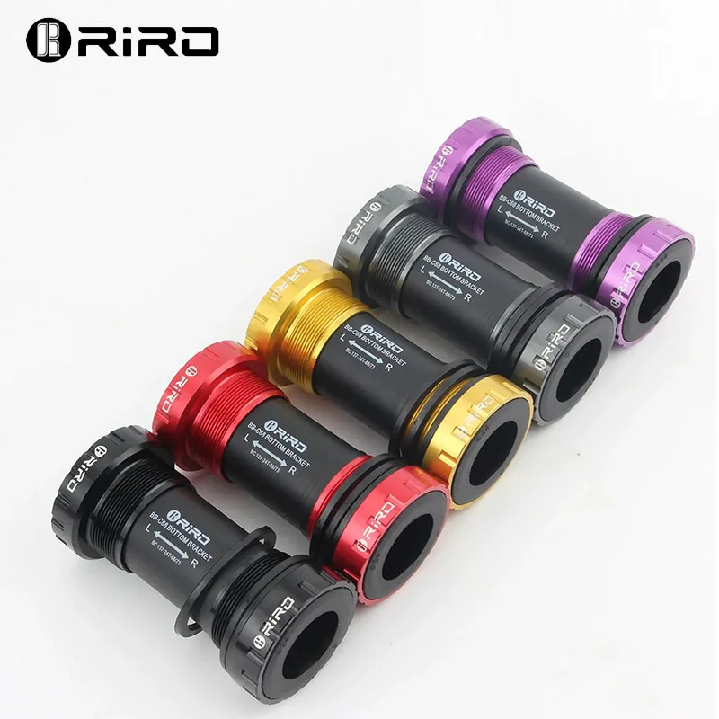 Bicycle Ceramic Bottom Bracket BB68/BB92 68/73MM Threaded BB MTB Sealed Bearings Road Bike 1.37/24mm Shaft Univesal Parts