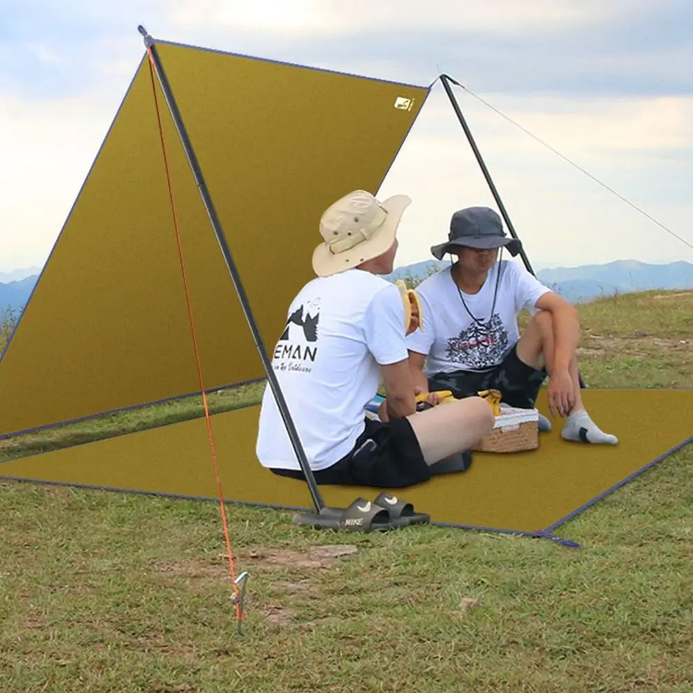

Многоцелевой палаточный брезент, коврик для пикника, ткань Оксфорд, водонепроницаемая уличная палатка, следы, пляжный брезент с мешком, сверхлегкий карман