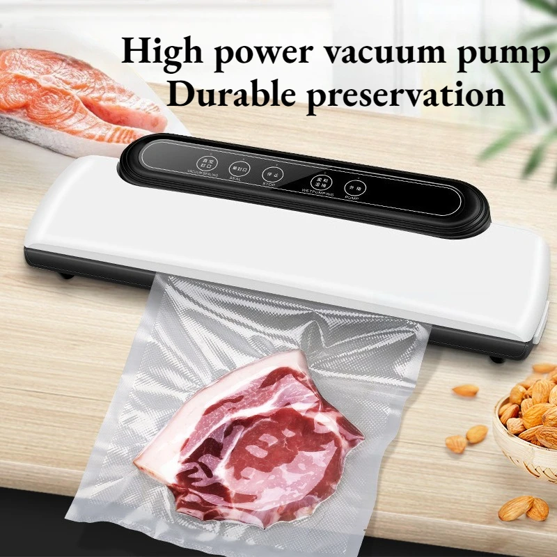 2026 New Food Vacuum Sealer Automatic Air Extraction Storage Machine For Household Raw Food Packing