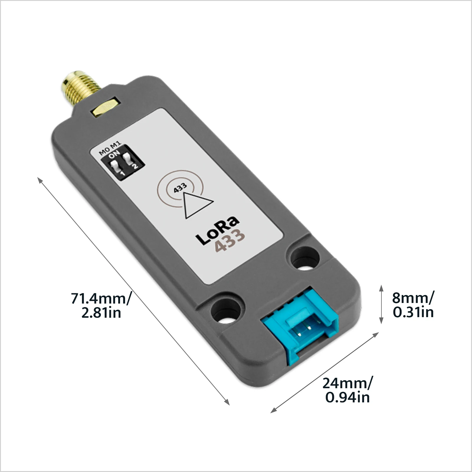 M5Stack Unit LoRa resmi 433MHz dengan antena E220