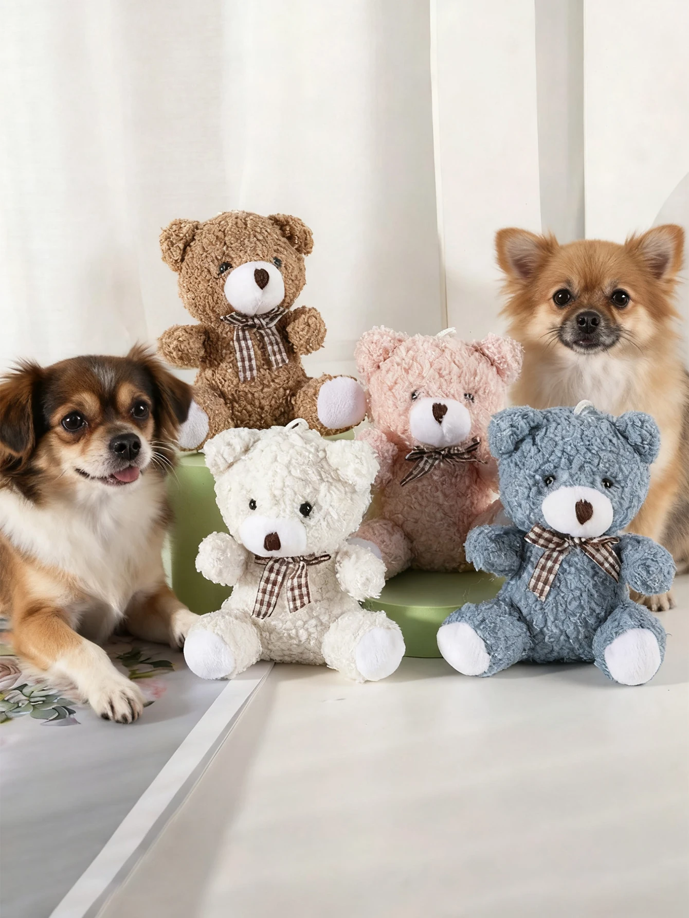 Niedliches Haustierspielzeug in Bärenform – ungiftiges Kauspielzeug für Welpen und kleine Hunde