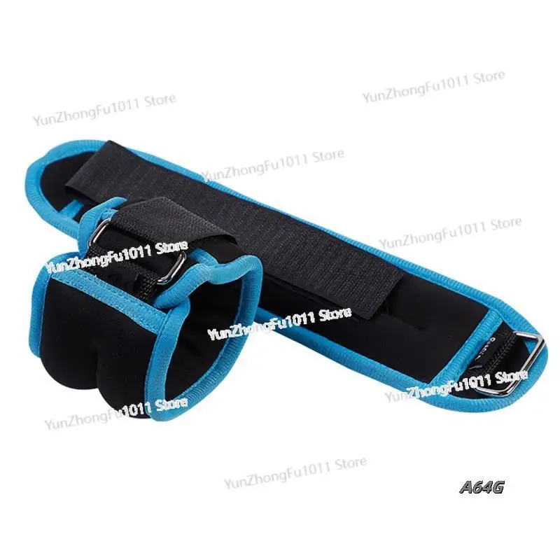 2PCS Fitness Equipment Gym Ankle Sandbag D-Ring Adjustable Ankle Weight For Dance Leg Strength Training Yoga Sports 500G