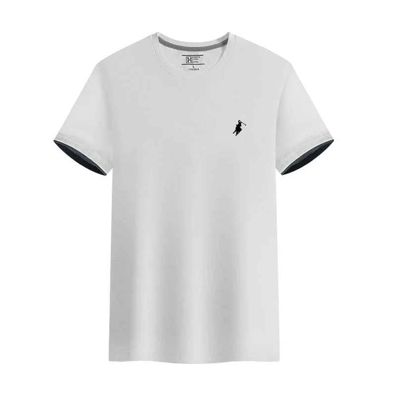 

Summer short-sleeved men's round neck pure cotton casual loose short-sleeved couple T-shirt men's T-shirt