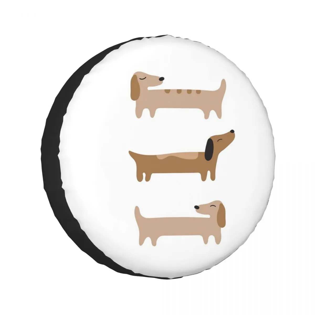 

Custom Home Decor - Dachshund Spare Tire Cover for Car Vehicle 4x4 Wheel Protector Covers 14" 15" 16" 17" Inch