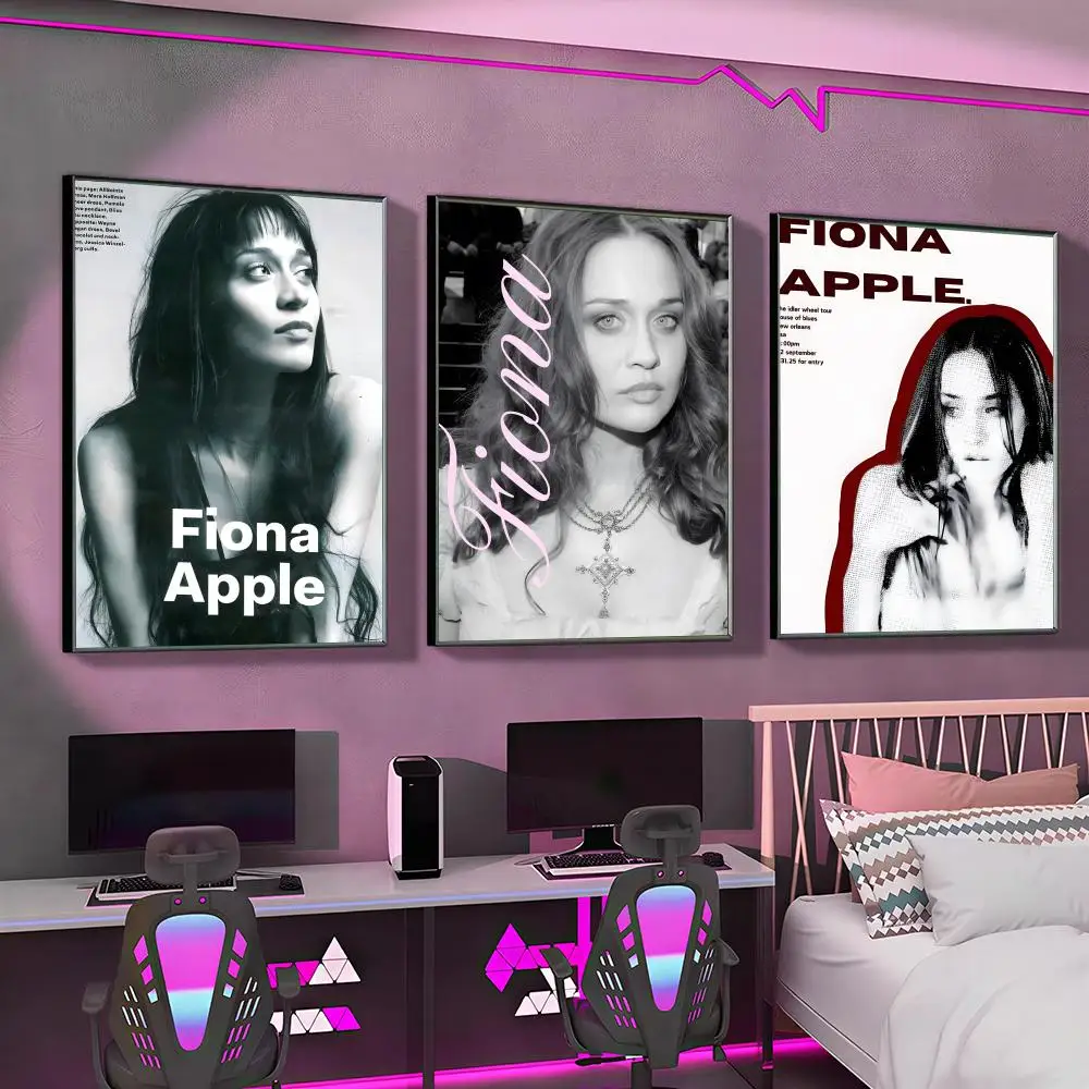 singer F-Fiona apple Poster Versatile HD Waterproof Wall Art Self-Adhesive Decor for Any Space Ideal Gift