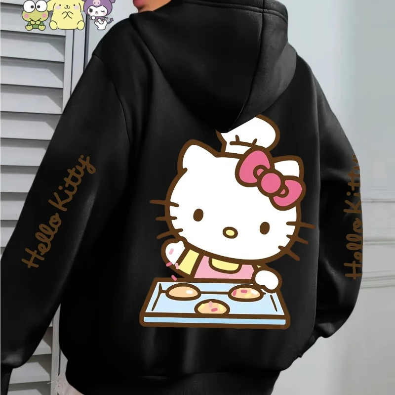 정품 산리오 후드티 패션 후드티 원단 부드럽고 세탁기 사용 가능