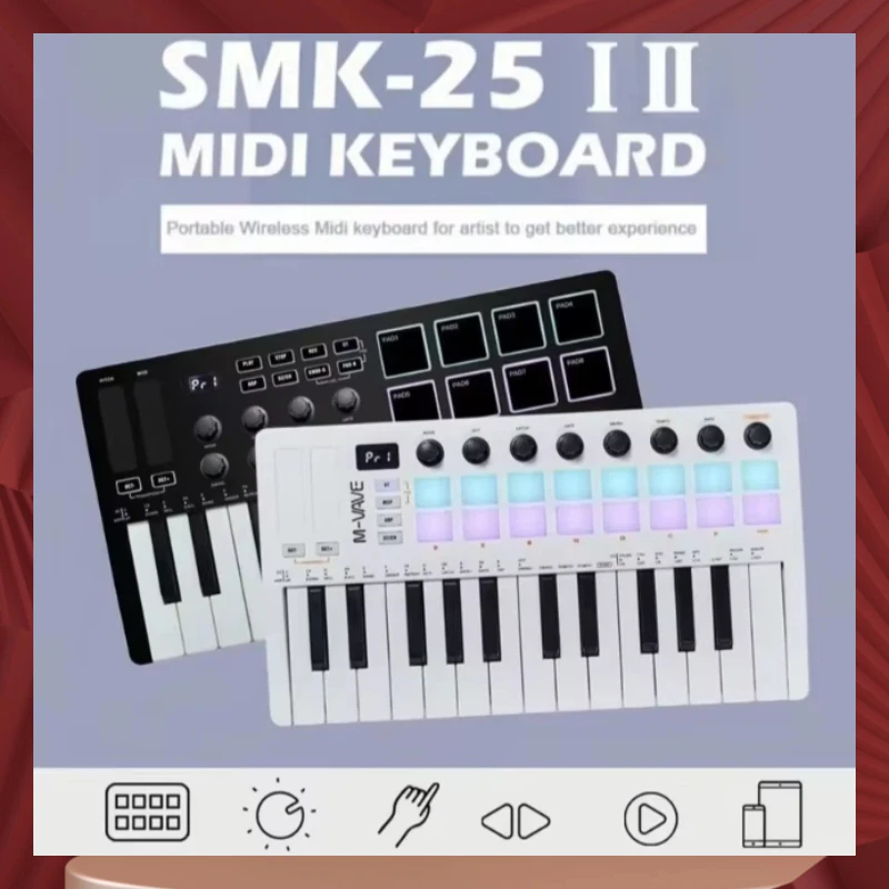 controller-midi-m-vave-smk-25-con-25-tasti-8-pad-rgb-retroilluminati-tastiera-musicale-con-pad-per-percussioni-per-la-produzione-musicale