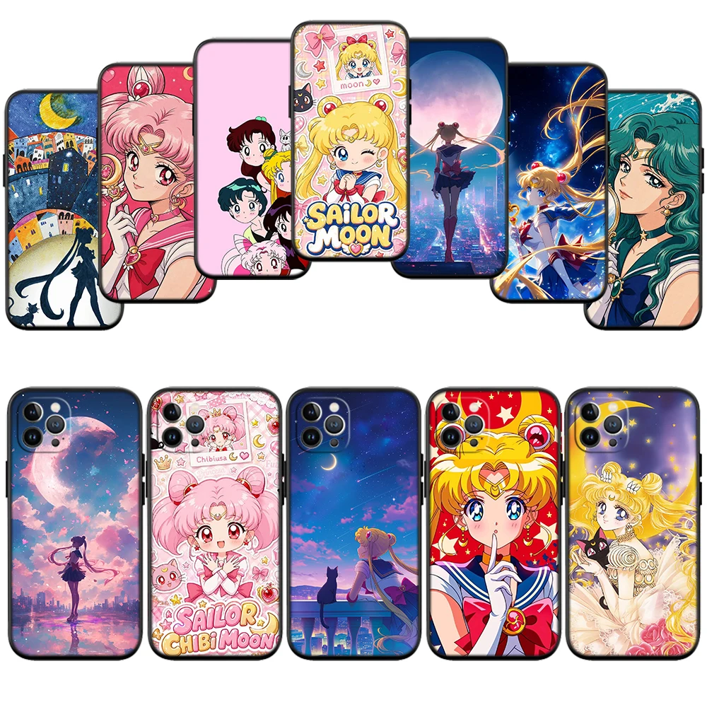 II59 S-Sailors M-Moons Phone Case for Samsung Galaxy S26 Ultra FE Pro A05 A05S A06 A16 A20 A27 S10 Plus S10e S10+