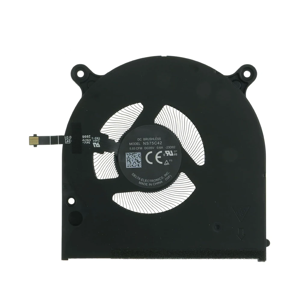 Laptop GPU Fan For Discrete Graphics DIS For DELL For XPS 16 9640 08GVMH 8GVMH NS75C42-23D02 023.100VR.0011 DC05V 0.6A