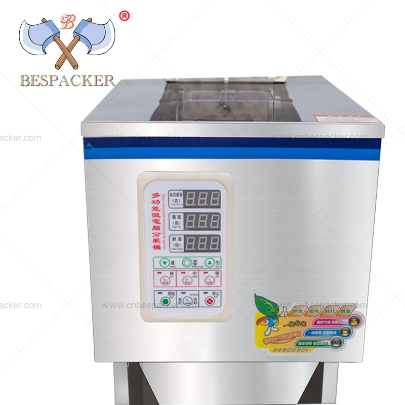 XKW-1000 Automatic Tea Grain Seed Protein Powder Weighing Filler Detergent Sachet Powder Filling Machine