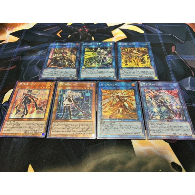 Yu Gi Oh Card Sky Striker Ace Raye Roze Kagari Shizuku Zeke Hayate Kaina Anime Game Characters Collection PSER Card DIY Toy Gift