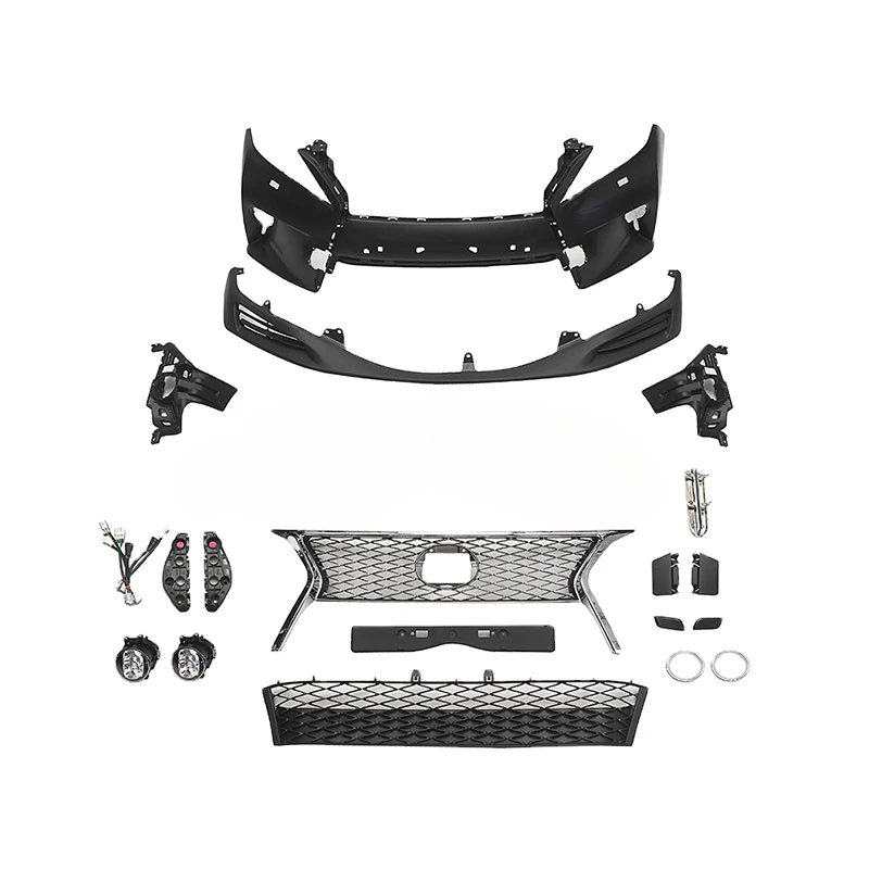 Hot Selling Exterior Full Replacement Tuning Body Kit Front Bumper Grille Lip for RX350 RX450H 2009-2012