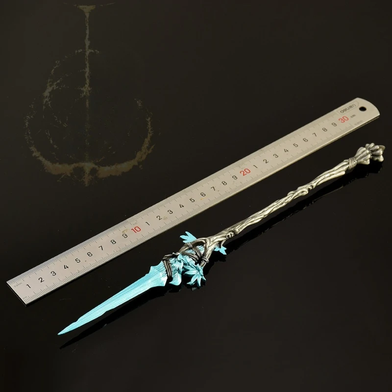 30cm nouvelle figurine de jeu Weapo périphérique métal artisanat modèle lance bureau décoration ornement accessoires cadeaux d'anniversaire jouets