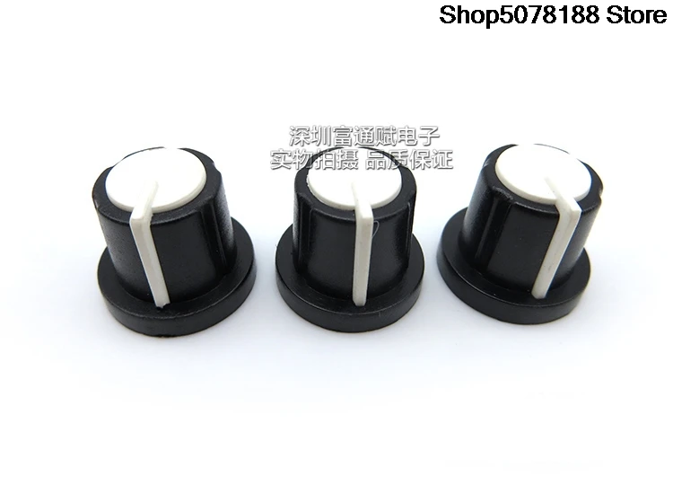 Potentiometer encoder band switch plastic knob cap 17*15MM spindle hole