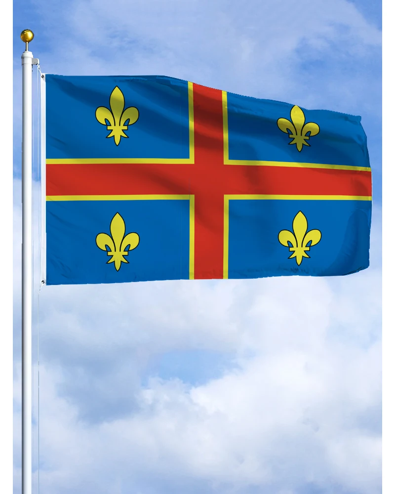 3×5FT Clermont Ferrand Emblem Flag Polyester Printed Banner cities of France Tapestry For Decor