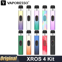 Original Vaporesso XROS 4 Kit 1000mAh Battery 3ml Cartridge 0.4ohm/0.8ohm Type-C E Cigarette Vaporizer