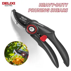 DELIXI ELECTRIC Gardening Scissors Tools Pruning Shears Bonsai Tools Fruit Tree Pruning Flower Branches Orchard Scissors