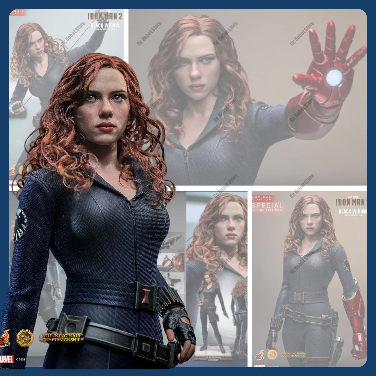 

[100% в наличии подлинный] HT MMS757AE MMS757AEB «Железный человек 2» Черная вдова Craft Edition 1/6 Аниме Коллекционная фигурка