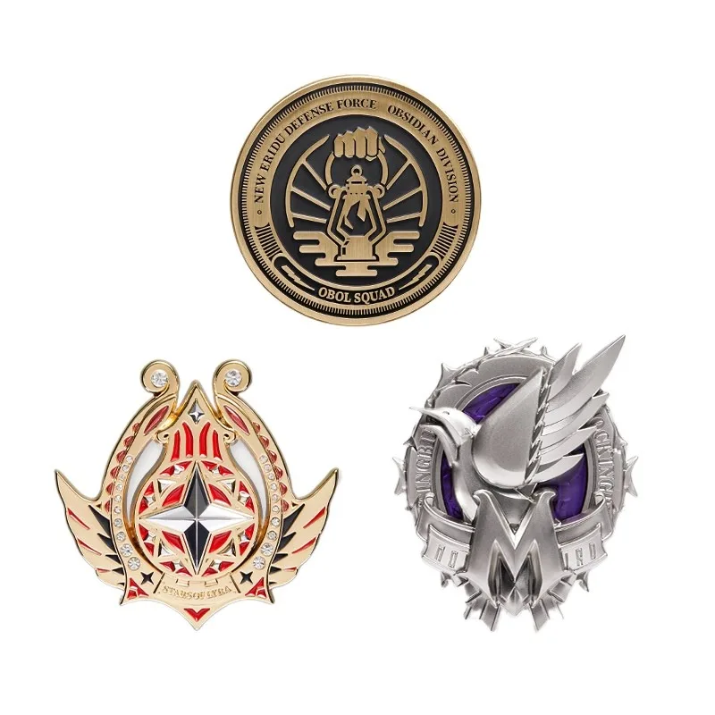 In stock [Official]Game Zenless Zone Zero Metal Badge Cosplay Costume Brooch Pins Doujin Collect Gifts