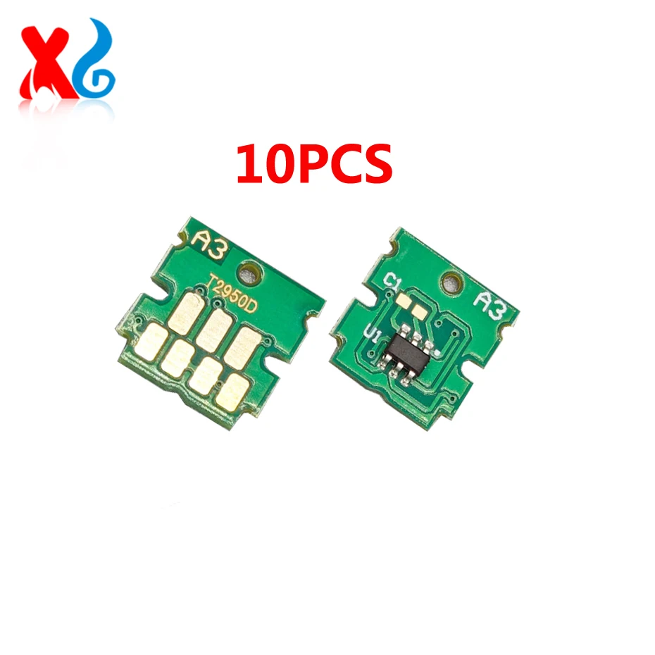 10PCS T2950 T295000 Maintenance Box Chip For EPSON WorkForce WF-100 E-PXMB5 PX-S05B S05W WF-110 WF-110W