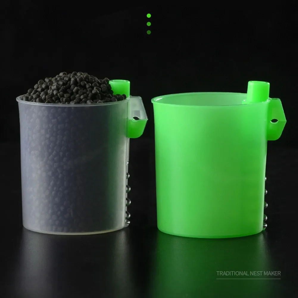 1 Stück Karpfens tange Töpfe Pellet Tasse Angelrute Clip Feeder Tasse Klemm stange und Fütterung Topf Köder Zubehör von hoher Qualität und langlebig – Detail 4