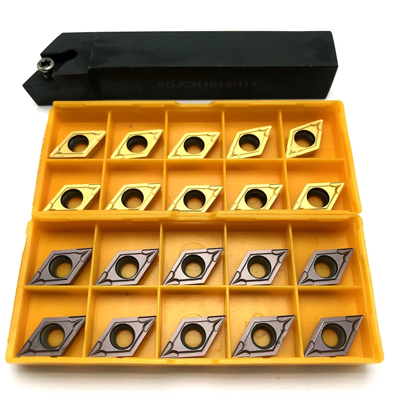 SDJCR1212H11 SDJCR1616H11 SDJCR2020k11 SDJCR2525M11 External Tool Holder Install DCMT11T304 DCMT11T308 Cutting Carbide Inserts