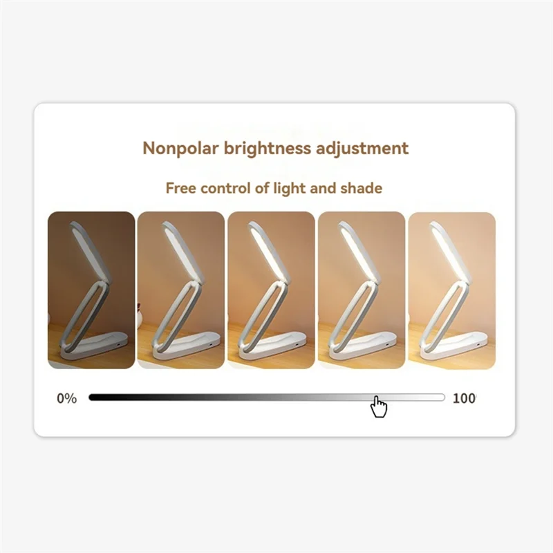 

SYW-LED Desk Lamp For Office Home Rechargeable Lamp Foldable & Portable Light Wireless Reading Lamp Blue