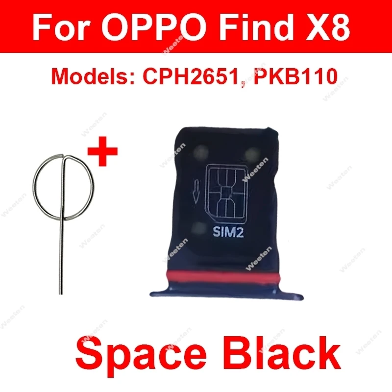 SIM Card Tray For OPPO Find X8 Find X8 Pro Ultra Sim Card Holder