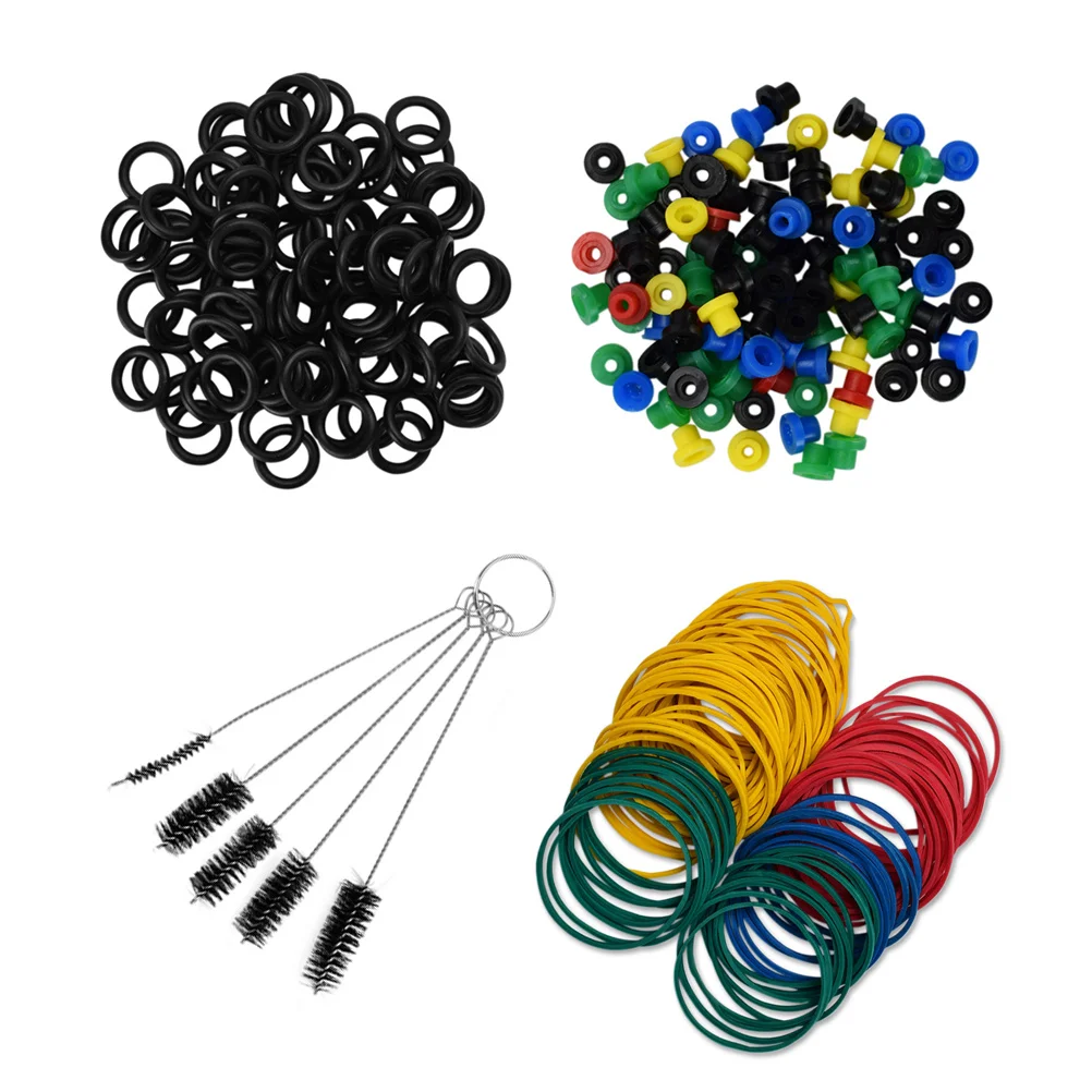 

Machine Accessory Kit Tattoo Supplies Rubber Bands Pin Cushion Needle Brush Cleaning Tool for Machine Use Rubber Bands