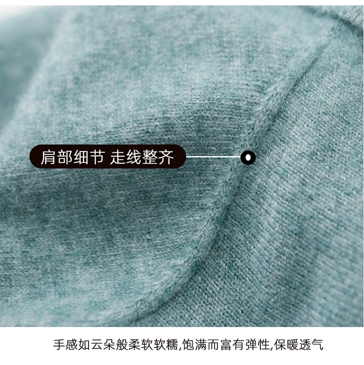 LHZSYY 100%Merino Wool Hot Cardigans Men Lapel Pullover Long Sleeve POLO Neck Sweaters Loose Tops Knit Clothing Large Size Shirt