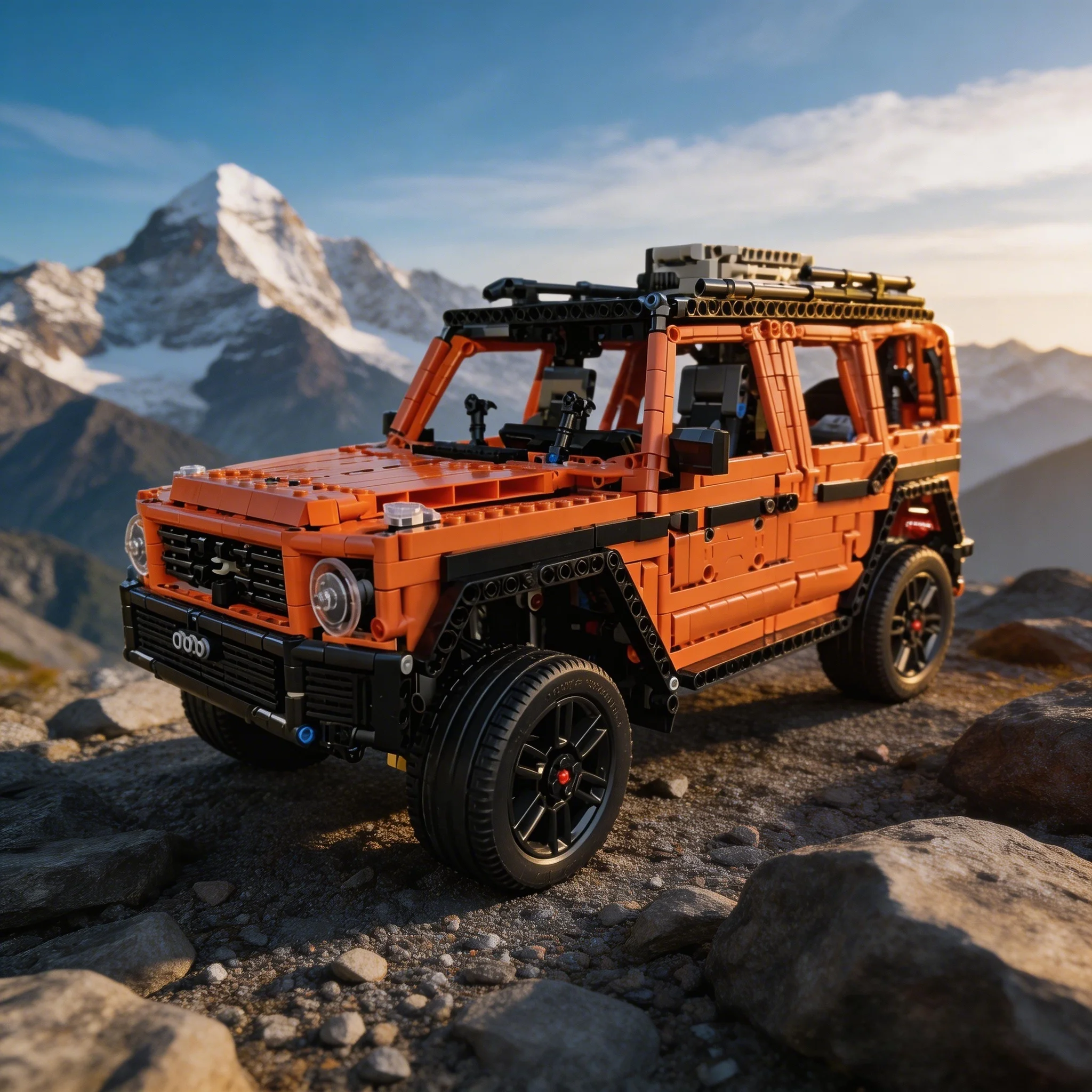 

Креативный конструктор внедорожника 2026 для мужчин и женщин, сложный подарок на день рождения, Рождество, Хэллоуин, праздничные игрушки