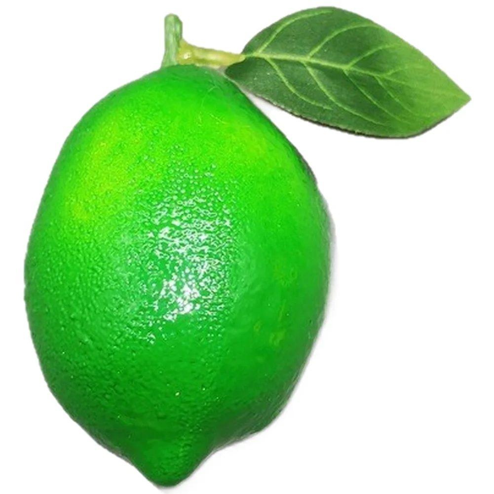 

Реалистичная имитация лимона с ветвями и листьями, искусственный фрукт из пенопласта для фотосъемки и коммерческого использования, для декора