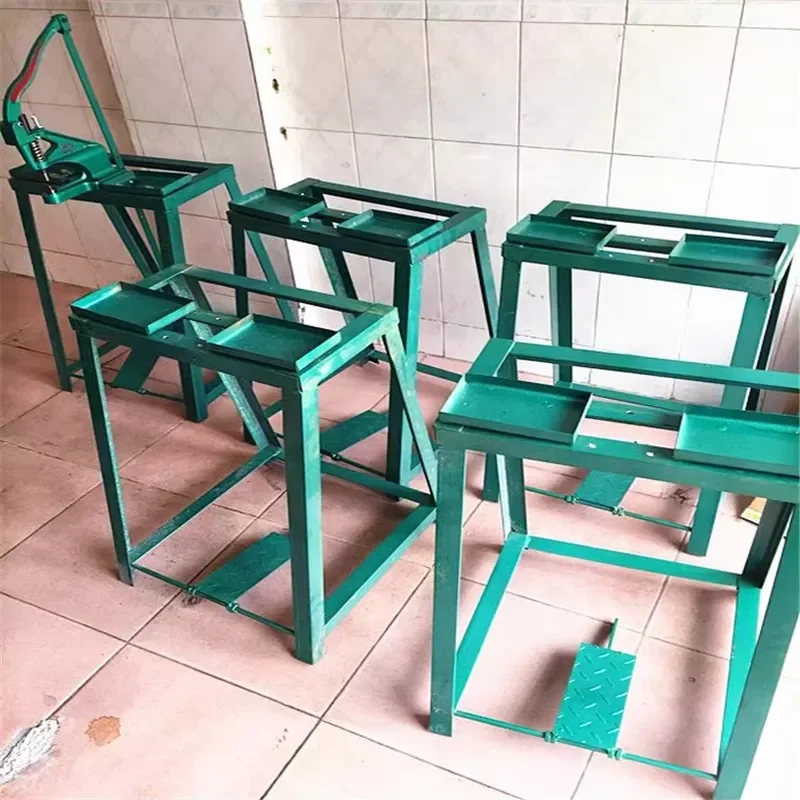 Manual Eyelet Punching Machine Hand Press Snap Button Rivet Tool for Curtain Ring Grommet Shelf Installation