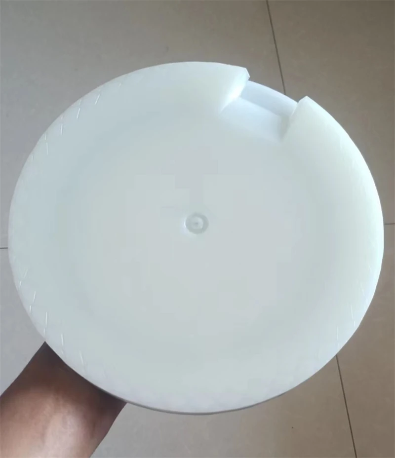 Malathorne 360 Grad drehbare Tischtennis-Montageplattform, 22 cm Durchmesser, runde Basis zum Schneiden von Gummi, handgefertigter DIY-Schläger – Detail 1