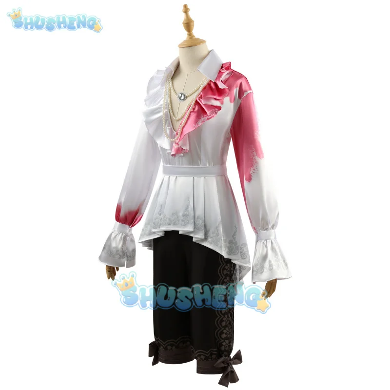 Joseph Desaulniers Cosplay Costume pour homme, uniforme de prolifération, collier, perruque, accessoire, jeu d'anime, tenue de fête, pli, V