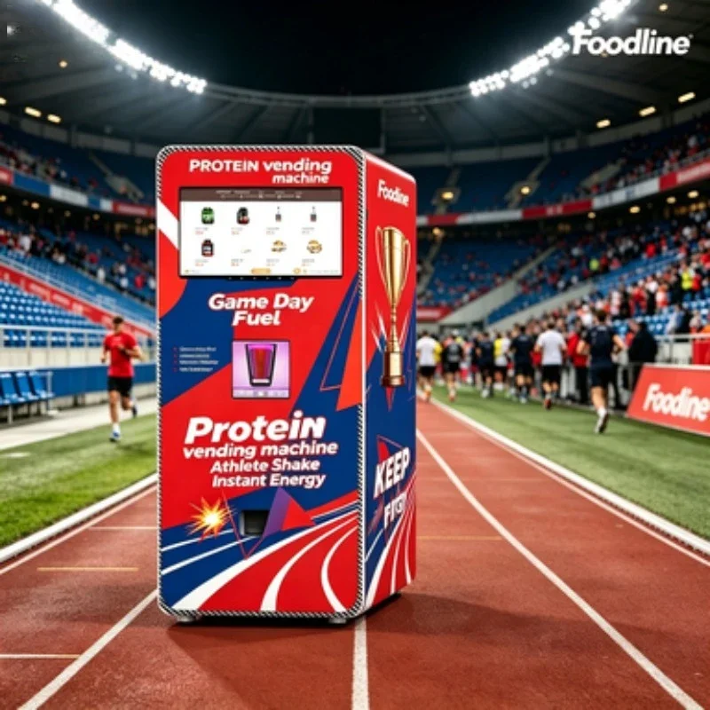 FL Outdoor Smart Protein Beverages Vending Gym Protein Shakes Vending Machine Cold Drink Vendor Machine