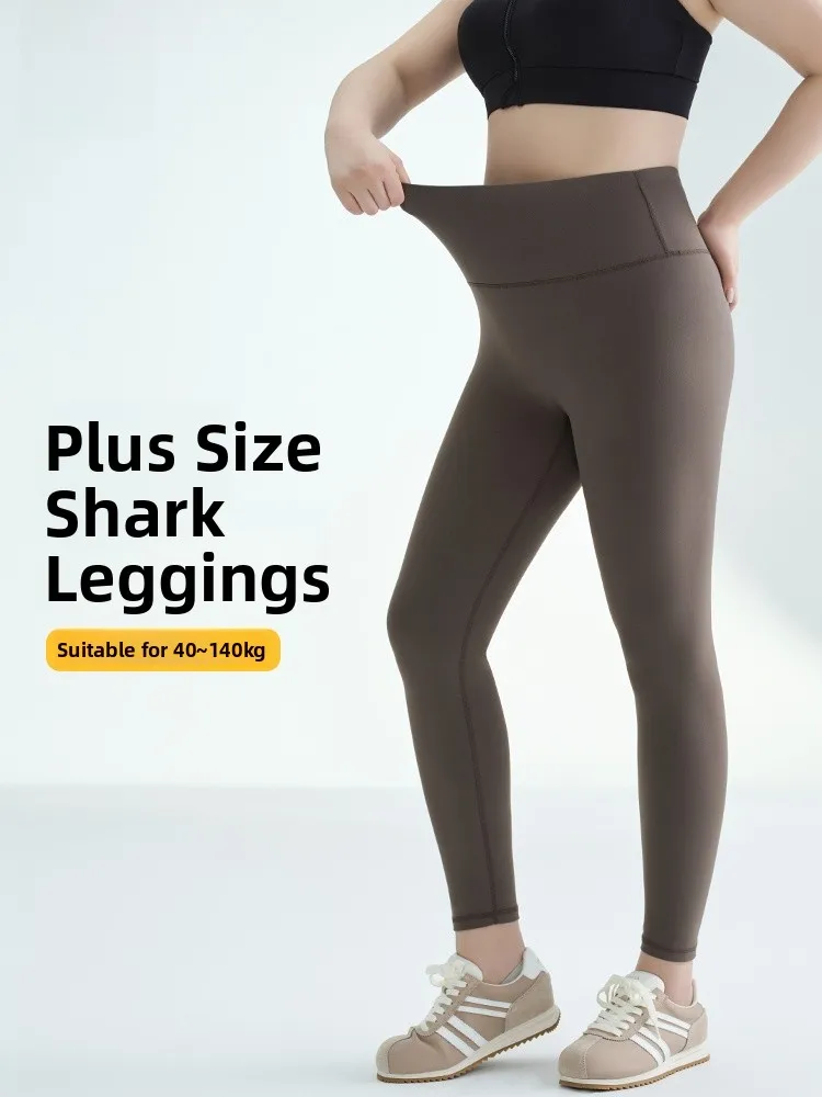 

Брюки для йоги из овчины с высокой талией, большие размеры Sl, удобные эластичные облегающие повседневные осенние брюки для женщин больших размеров