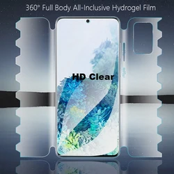 3Pcs Front Back Hydrogel Film For Samsung Galaxy S25 Ultra S22 S23 S24 Ultra S10 S20 S21 Plus Note 20 Ultra Screen Protector