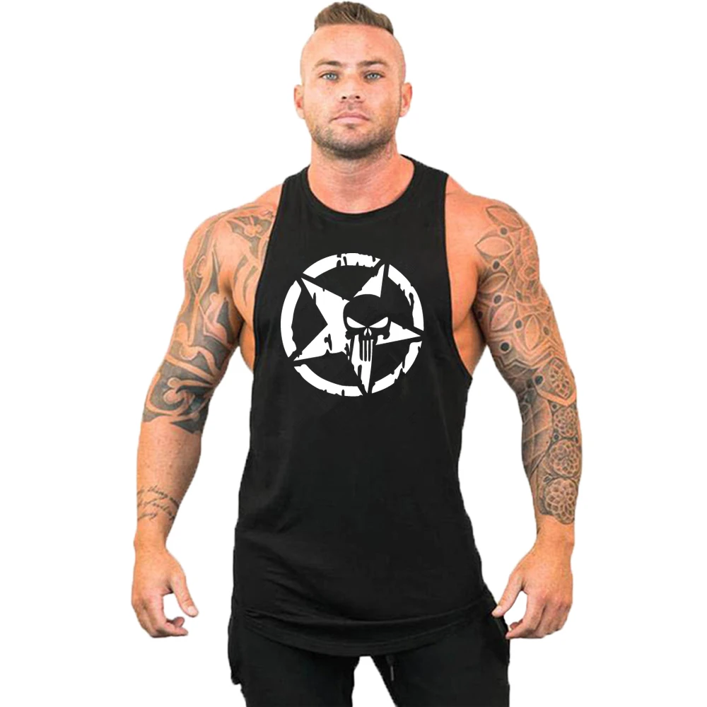 

Men's clothing summer casual vest gym fitness sleeveless sports quick drying fitness vest fitness running comfortable vest top