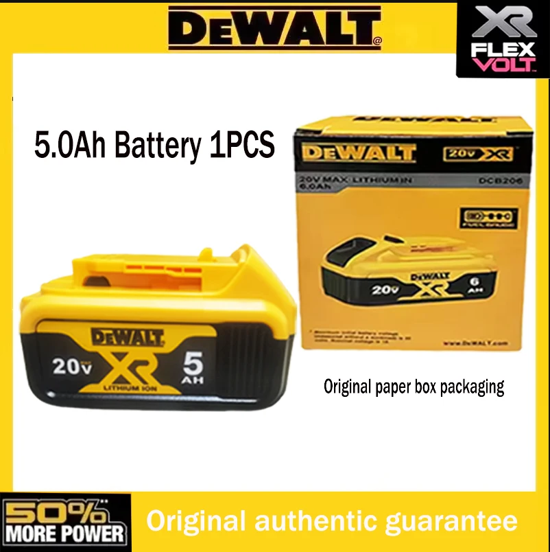 

Dewalt 20V 6AH rechargeable lithium-ion battery , for Dewalt electric wrench DCF900, drill DCD805, Dewalt electric tool battery