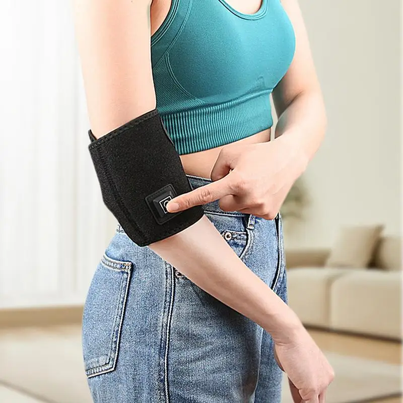 Electric Heating Pad For Elbow Heated Elbow Brace Adjustable 3 Temperature Settings Electric Elbow Heat Wrap Tennis Elbow Pad