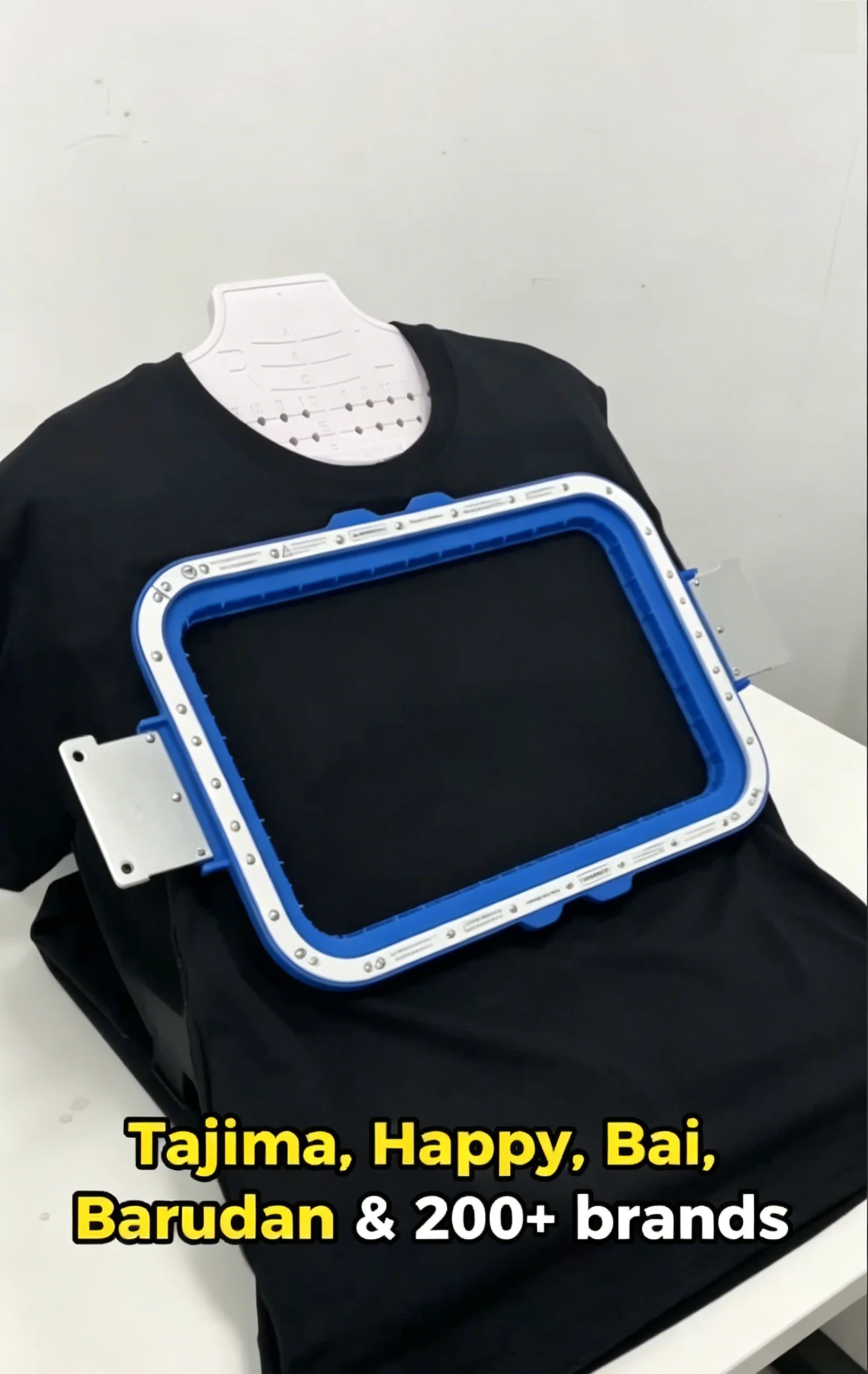 Kit de estación de bordado para Ricoma, Brother, Poolin, Tajima con bastidor magnético de 6.9 pulgadas para máquinas de bordado Smartstitch, BAI, etc.