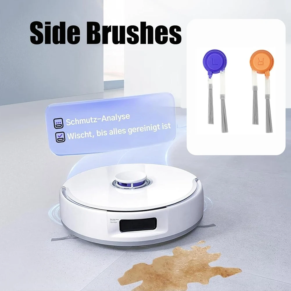 

A65Z Роликовая щетка Боковая щетка Швабры Pad Фильтры Мешок для пыли 17 шт. Для деталей робота-пылесоса Narwal Freo Z10 Ultra/Freo Z10