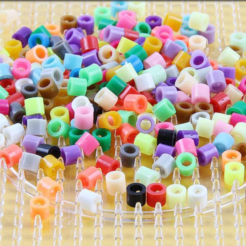 500 Pieces/Pack 5mm Hama Beads Pixel Puzzle Toys Russian Handmade Fuse Beads Perler Beads Children Educational  Beadbond Toys