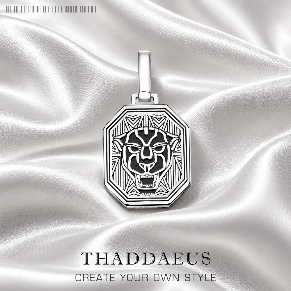 Pendentif chat noir hiver, nouveaux bijoux fins, étiquette de chien en argent Sterling 925, cadeau de confiance et de force pour femmes et hommes